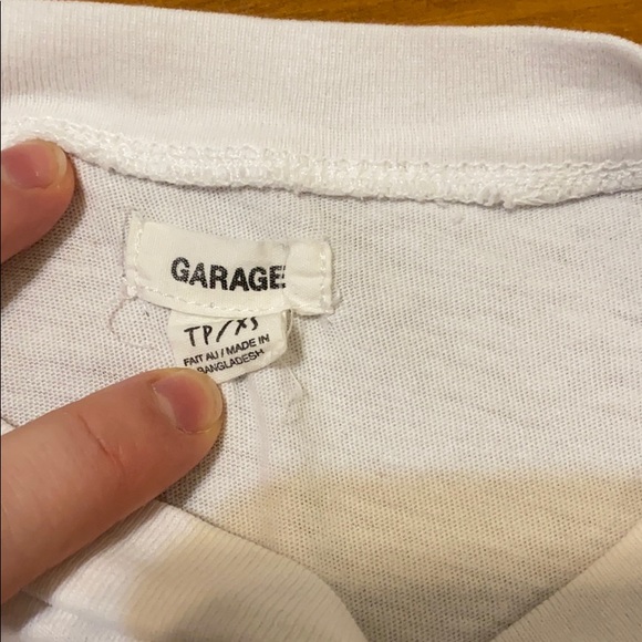 Tie dye cropped Garage tshirt - Picture 3 of 3